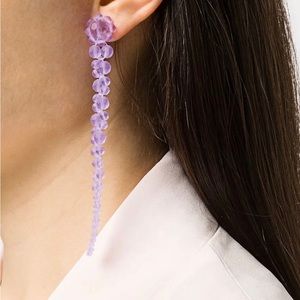 Simone Rocha drip earrings Lilac